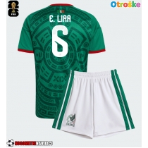 Otroške Nogometnih dresov Mehika Erik Lira #6 Domači SP 2026 Kratki rokavi (+ hlače)